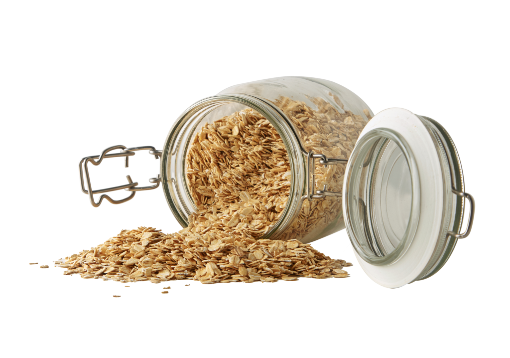 Zero Waste Jar filled with oats
