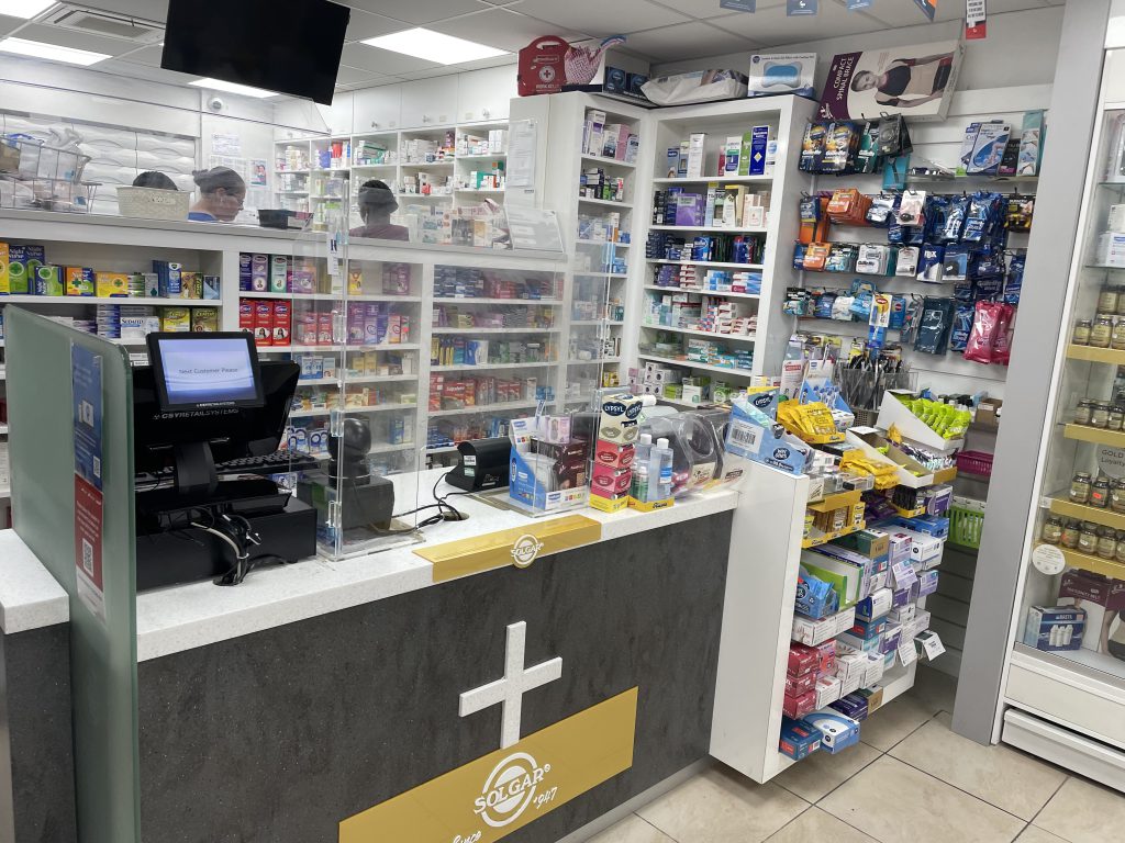 Pharmacy Checkout Area